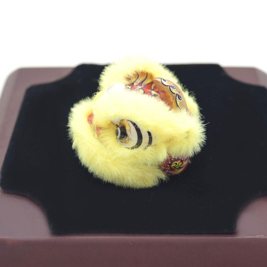 獅子舞 獅子舞頭 ミニチュア 木製置物 2種類から選べる ケース付き 魔