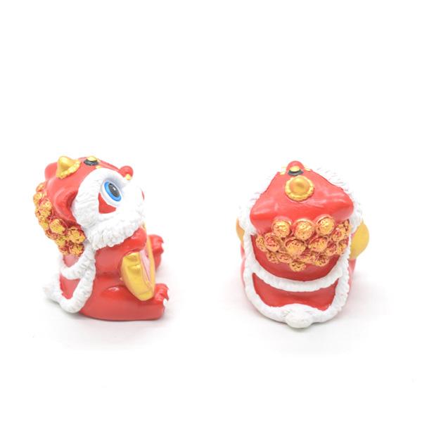 獅子舞 置物 樹脂製 6cm 2種類から選べる 開運 納福 フルカラー 魔除け |  | 06
