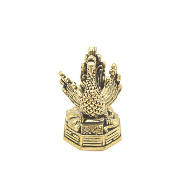 四神 セット 青龍 朱雀 白虎 玄武 台座付きミニチュア 4.5cm 金属製