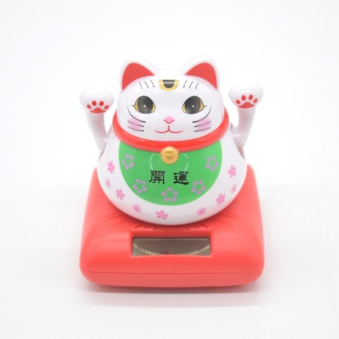 光エネルギー発生装置 招き猫型 楽天市場】猫 ライト ナイトライト かわいい LED ランプ 招き猫