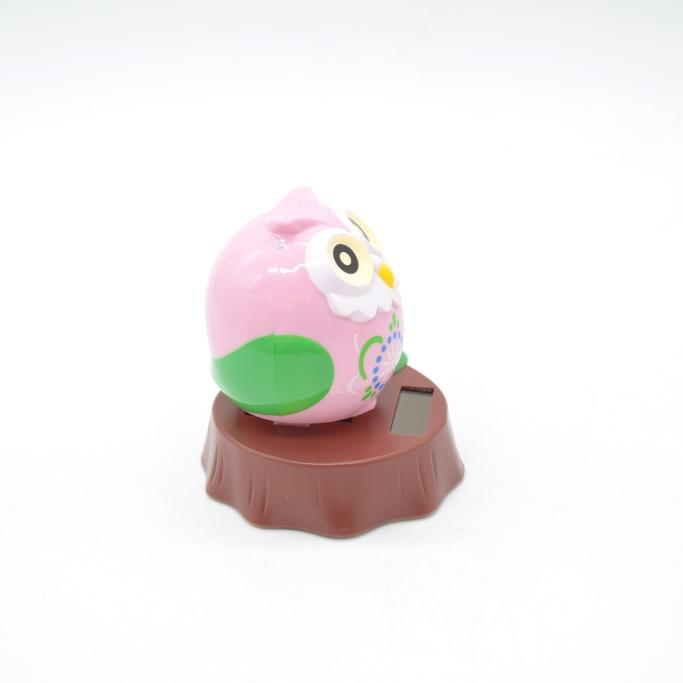 ふくろう ソーラー 選べる二種類 太陽光 電池不要 雑貨 プラスチック製