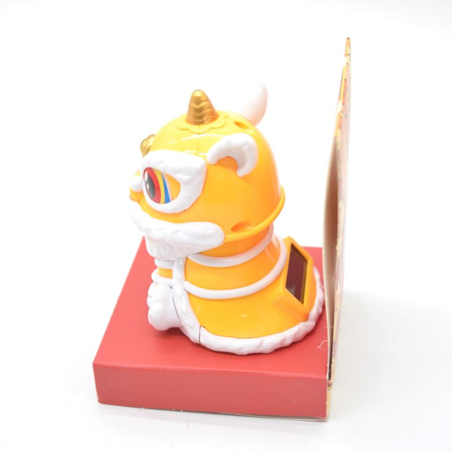 獅子舞の置物 楽天市場】正月 装飾 とりよせ品 ※踊る獅子舞SS グリーン 獅子舞