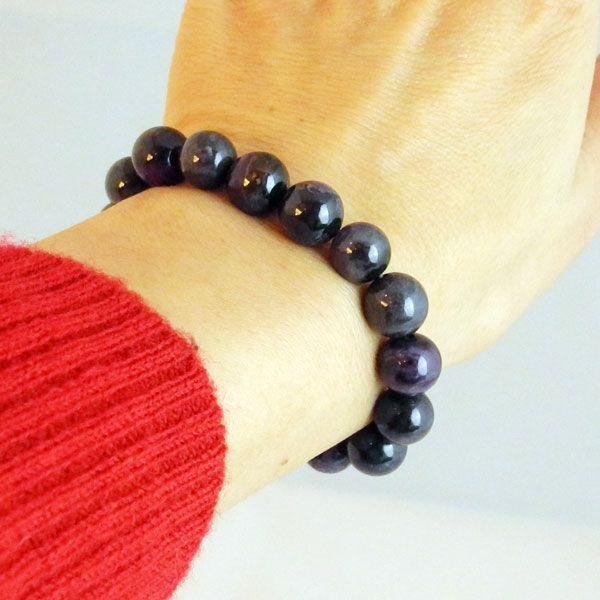 スギライト 杉石 パワーストーン 天然石ブレスレット 10mm Lサイズ