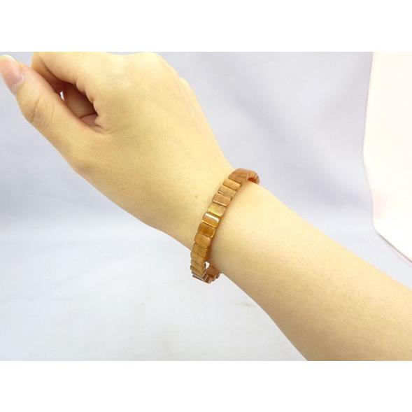 サンストーン 日長石 パワーストーン 天然石ブレスレット 平型 7mm Sサイズ |  | 04