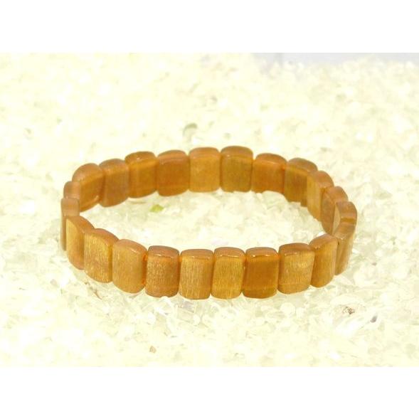 サンストーン 日長石 パワーストーン 天然石ブレスレット 平型 10mm SSサイズ |  | 01