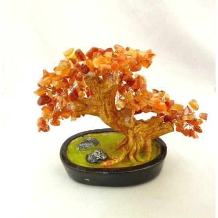 招財樹 メノウ 瑪瑙 アゲート 風水インテリア 天然石置物 中 人間関係