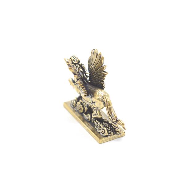 【メール便OK】 ペガサス 天馬の置物 ミニサイズ 金属製 風水インテリア 4cm |  | 02