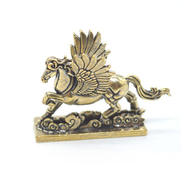 【メール便OK】 ペガサス 天馬の置物 ミニサイズ 金属製 風水インテリア 4cm |  | 07