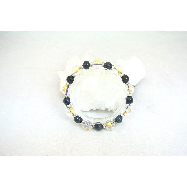 九頭馬 金彫り水晶 ブルータイガーアイ 天然石ブレスレット : 横浜中華