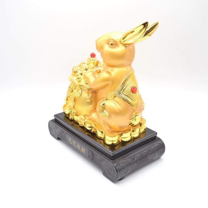 兎 うさぎ 金工 唐金？ 文鎮 干支 置物 オブジェ 在銘 兎 うさぎ 金工