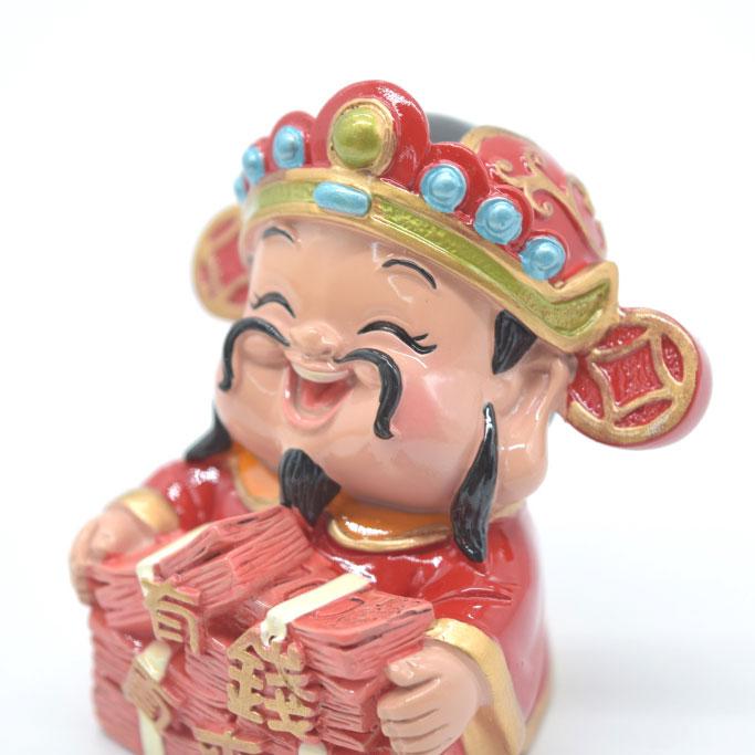 神様の置物 大きい立ちシーサー[一品物]金色 約50cm 予約販売