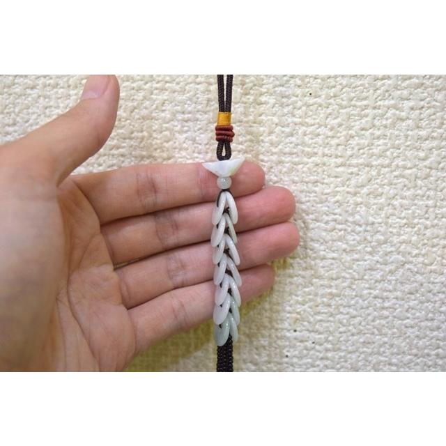 翡翠 古銭 七連 二重 根付 吊るし物 : 横浜中華街龍 - 通販 - Yahoo