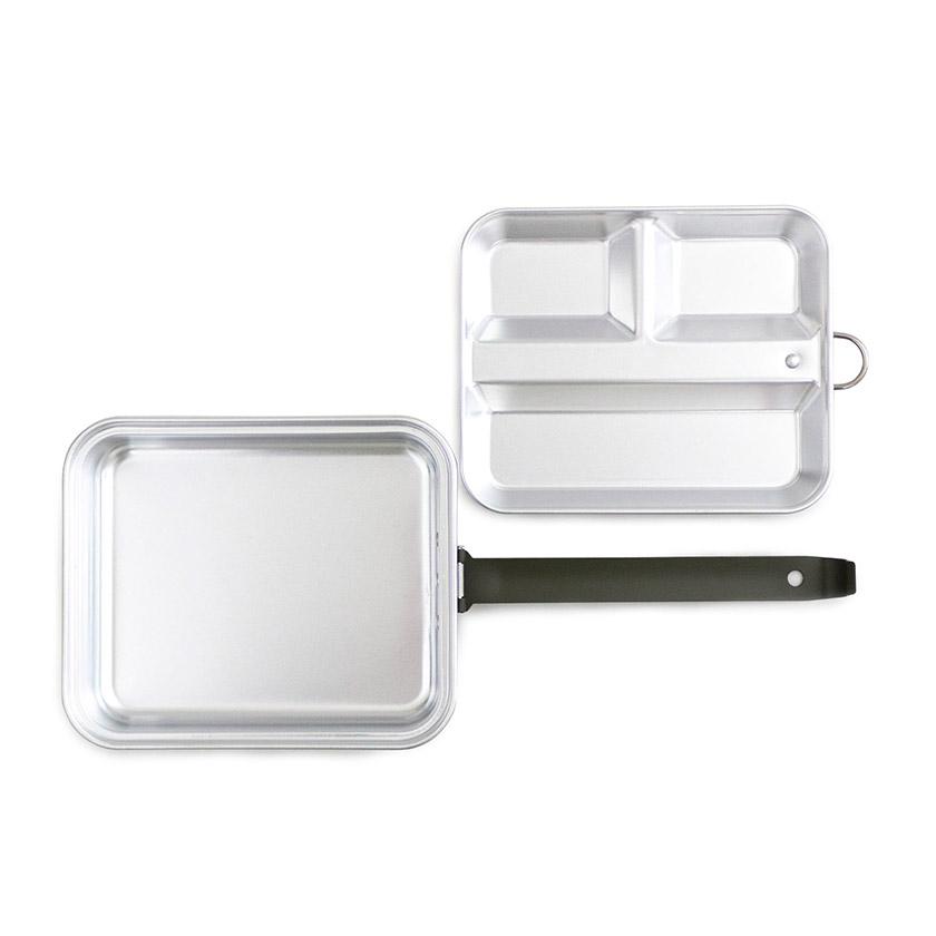 MESS KIT PAN Square Aluminum/メスキットパン スクエア｜ryuc｜05