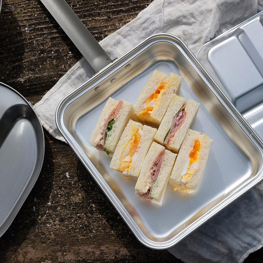 MESS KIT PAN Square Aluminum/メスキットパン スクエア｜ryuc｜06