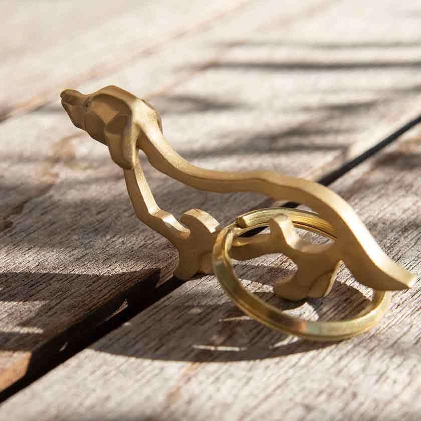Dachshund Keyring(真鍮製ダックスキーリング) PROOF OF GUILD