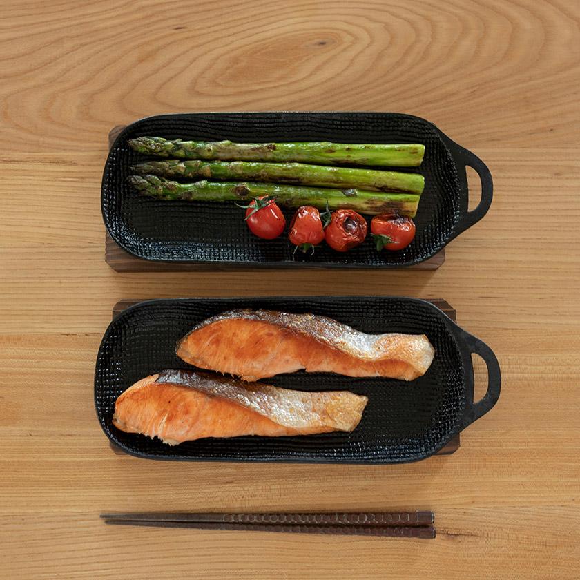 及源鋳造 南部鉄器 焼き焼きグリル スリム2個セット : RyuC - 通販