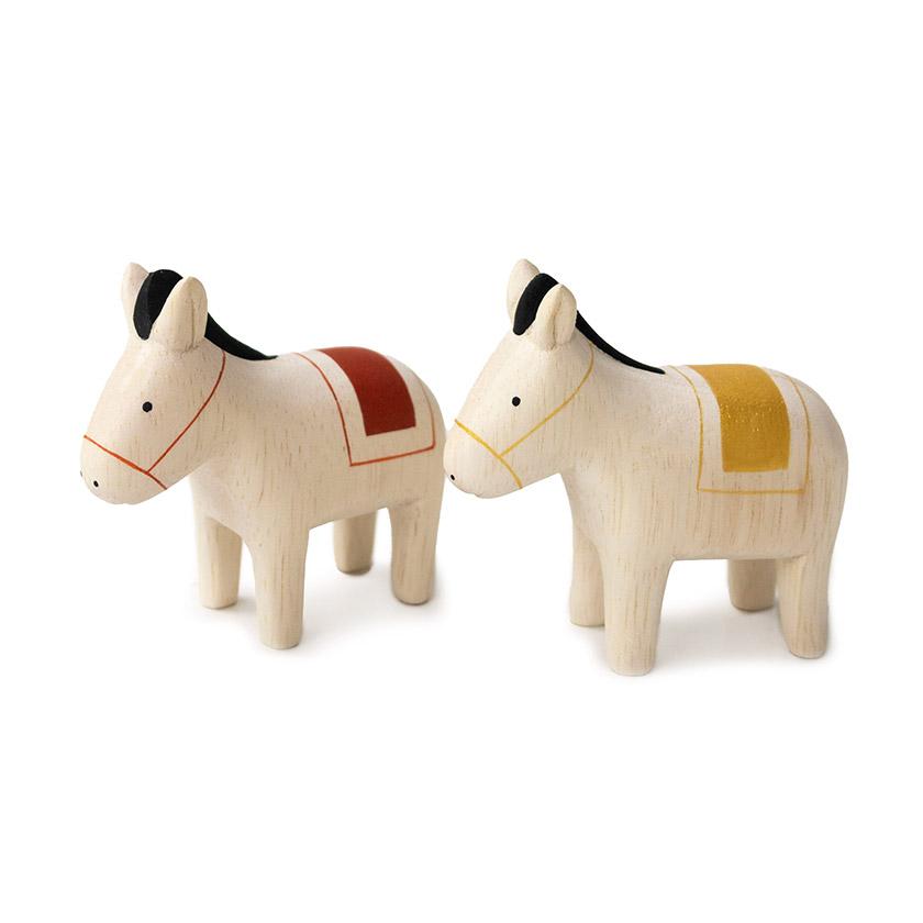 T-LABO ぽれぽれ動物 ウマ 赤 / 金 : RyuC - 通販 - Yahoo!ショッピング