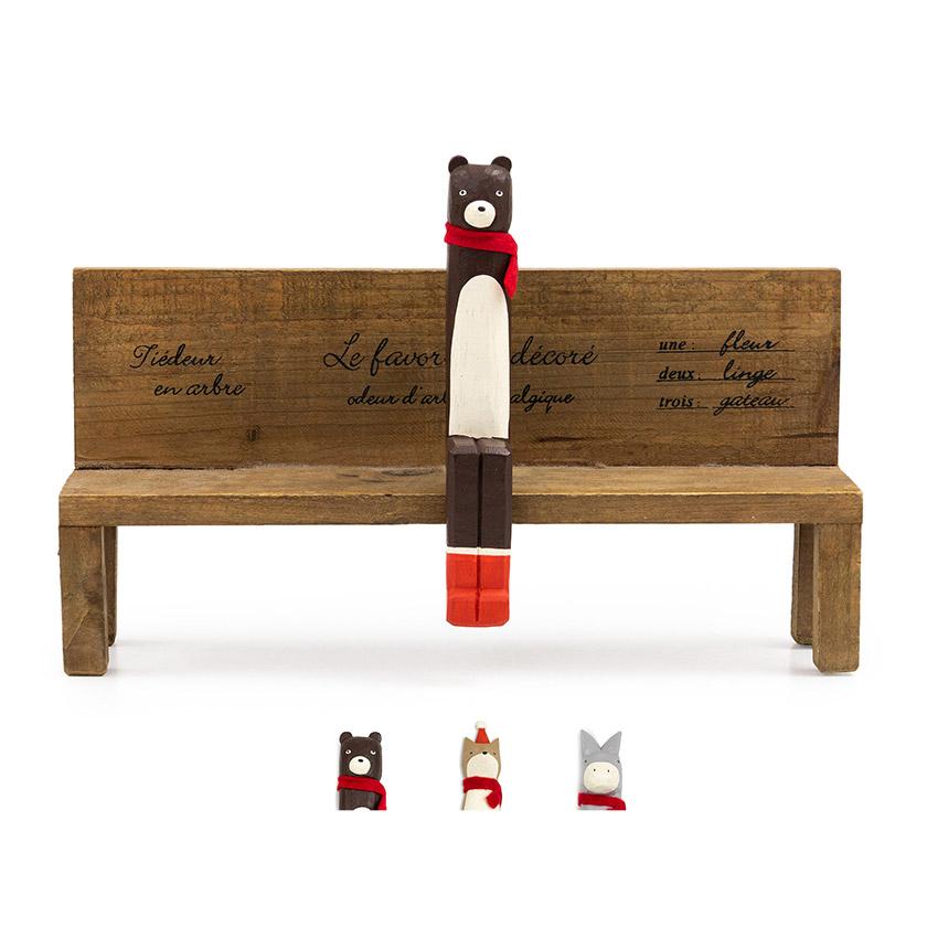 おすわりほそなが クマ/キツネ/ロバ | T-LABO