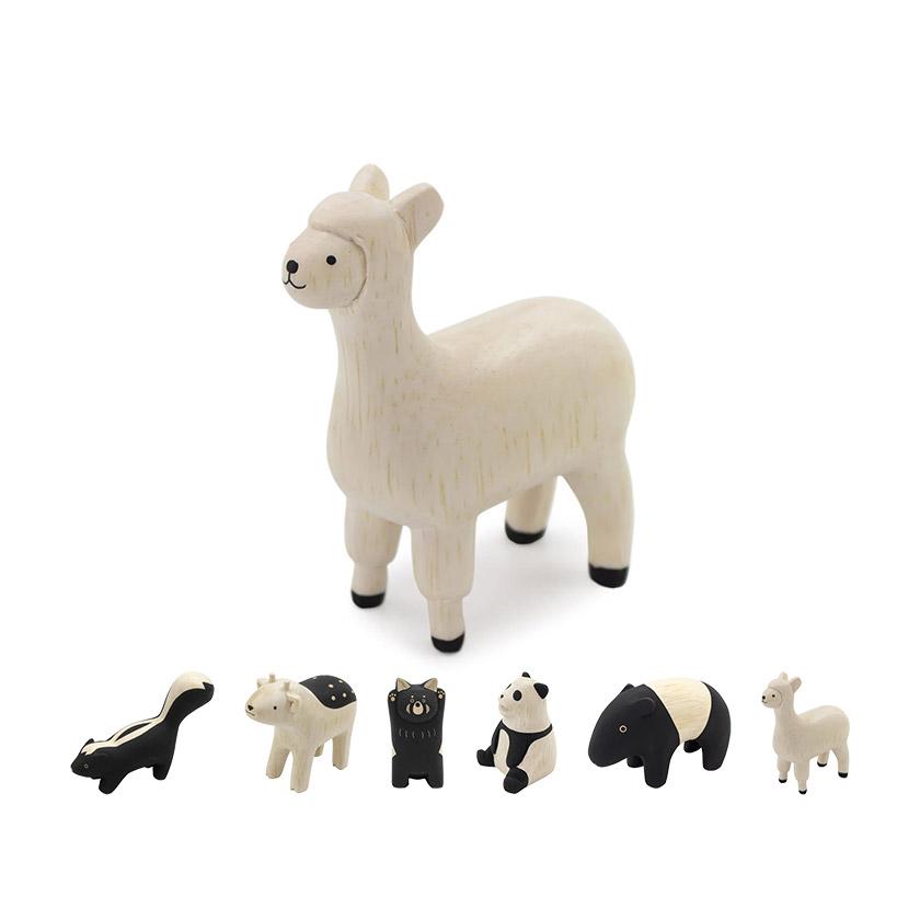 T-LABO ぽれぽれ動物 スカンク/コジカ/レッサーパンダ/パンダ