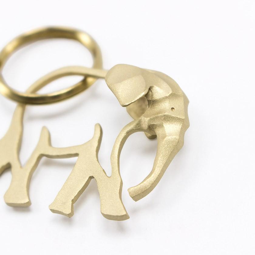 Elephant Keyring(真鍮製ゾウキーリング) : RyuC - 通販 - Yahoo
