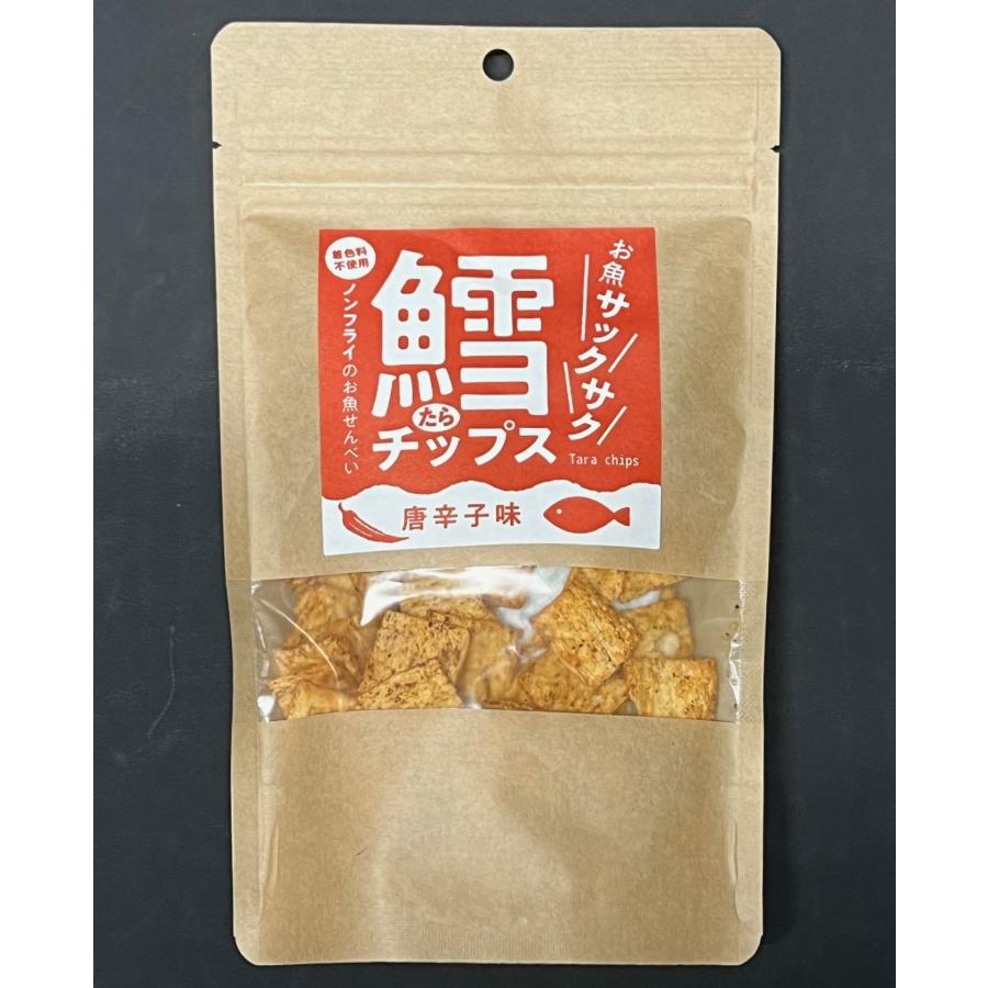 鱈チップス 唐辛子味 30g おつまみ 珍味 おやつ 酒の肴 たらチップス 海鮮スナック サクサク食感 |  | 01