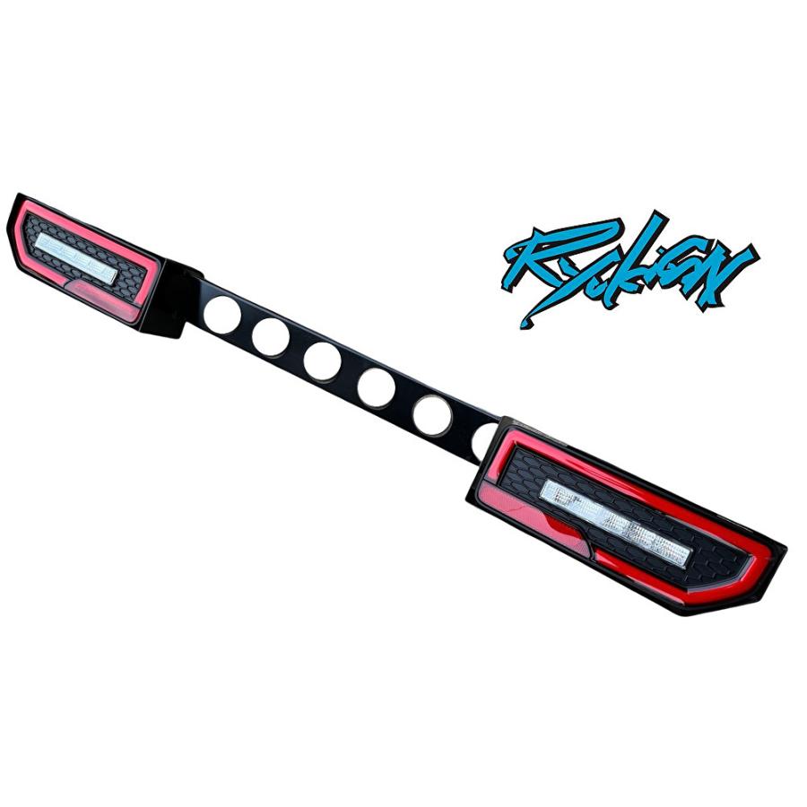 【ジムニーJA11用】 リアバンパー ランプ付 JB64 JB74 新型 ジムニー スチール バック リア バンパー