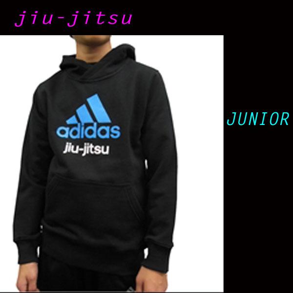 アディダス adidas キッズ/ジュニア パーカー Kids/Jr Hoodie [jiu-jitsu model] 黒/Black｜ryukomma｜02