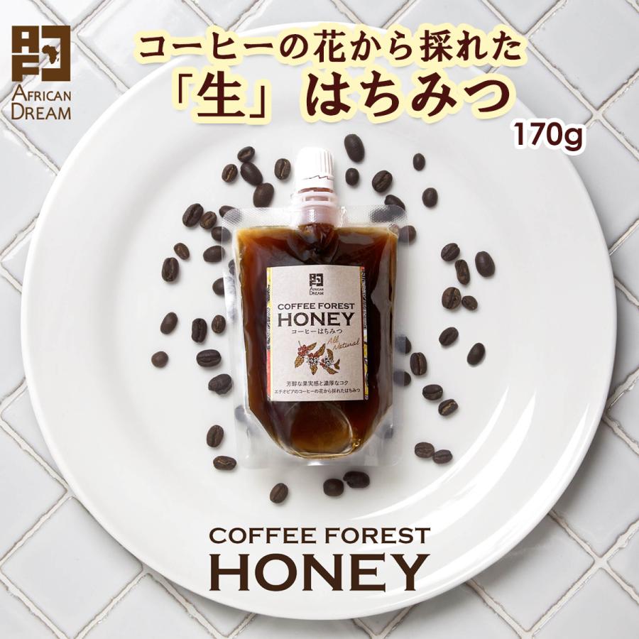 COFFEE FOREST HONEY コーヒーフォレストハニー 170g ×12 送料無料 はちみつ 生ハチミツ 自然食 非加熱 パウチ シロップ 砂糖 紅茶 ミネラルの画像