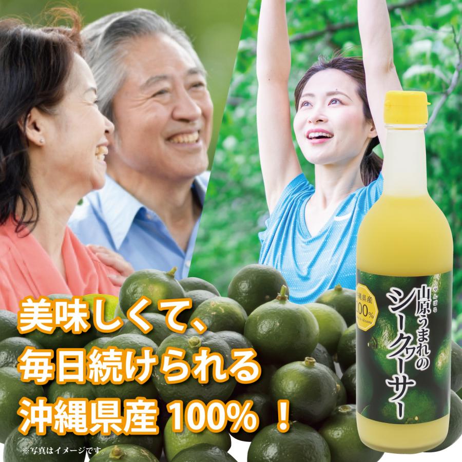 山原うまれのシークワーサー 500ml ×12本セット 送料無料 沖縄産 山原