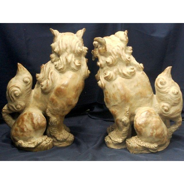 シーサーペア＠国場陶芸 沖縄 置きもの シーサー 沖縄産 風水 開運