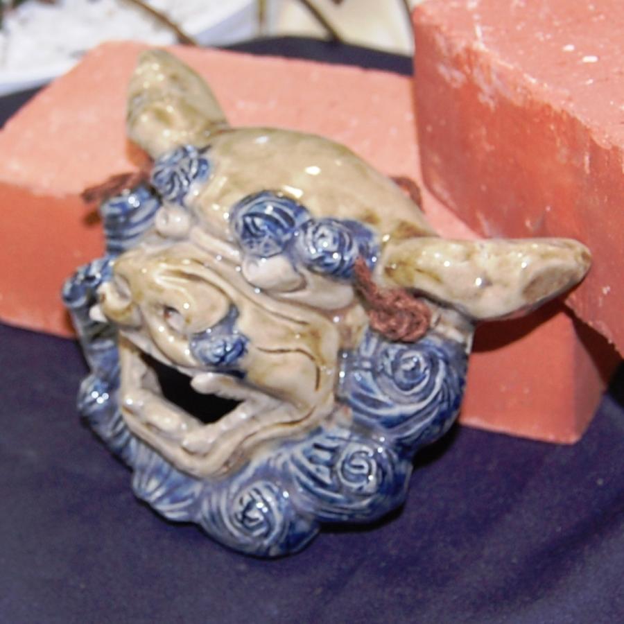 面獅子（中） : 沖縄シーサー専門店 琉球窯 - 通販 - Yahoo!ショッピング