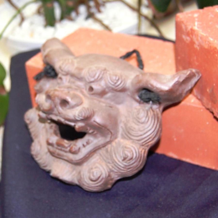 面獅子（中） : 沖縄シーサー専門店 琉球窯 - 通販 - Yahoo!ショッピング