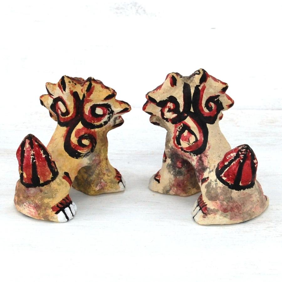 古典蹲踞シーサー（一匹） : 沖縄シーサー専門店 琉球窯 - 通販