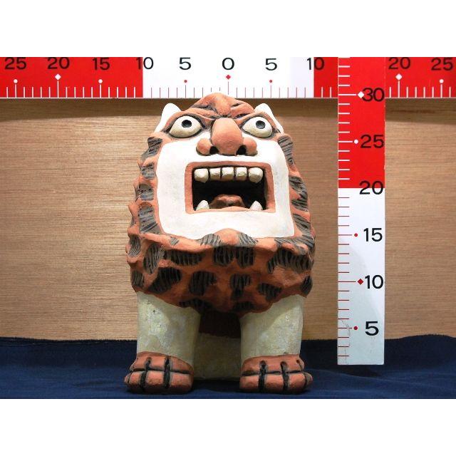 漆喰シーサー1匹389＠なか村工房＠仲村良英 沖縄 置きもの