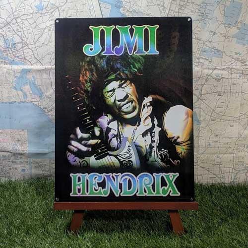 【ブリキ看板】Jimi Hendrix／ジミ・ヘンドリックス　Psychedelic の商品画像