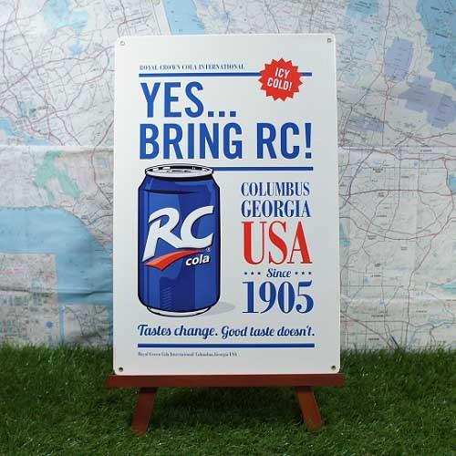 ブリキ看板】Royal Crown Cola／ロイヤルクラウン・コーラ USA 