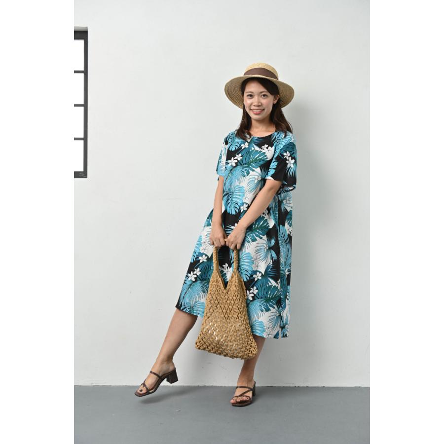 ワンピース　半袖　リラックス　アウトドア　リゾート　サスティナブル　DR02 |  | 03