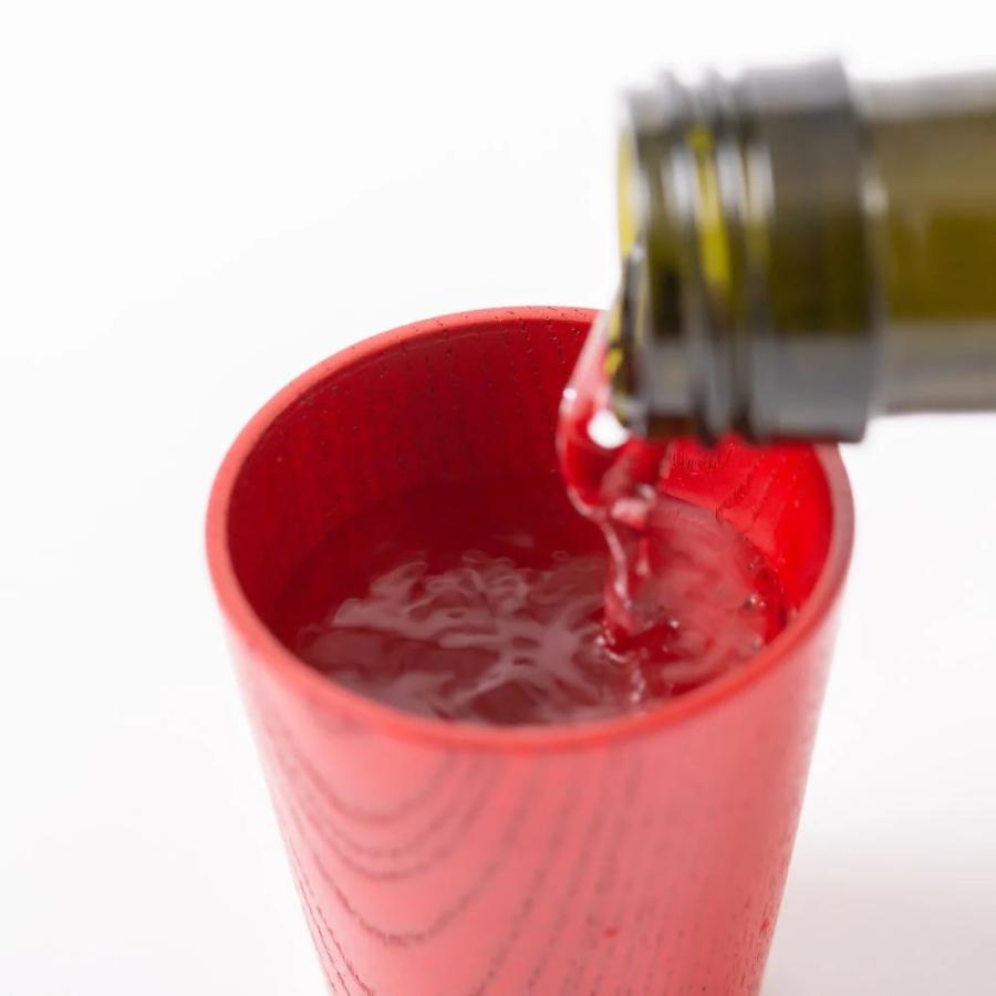 R＆W ぐいのみ 錫器・漆器ペアセット  織田幸銅器 日本酒 お猪口 紅白 結婚祝い 酒器 おしゃれ 日本製 伝統工芸品 正規品 ペアの画像