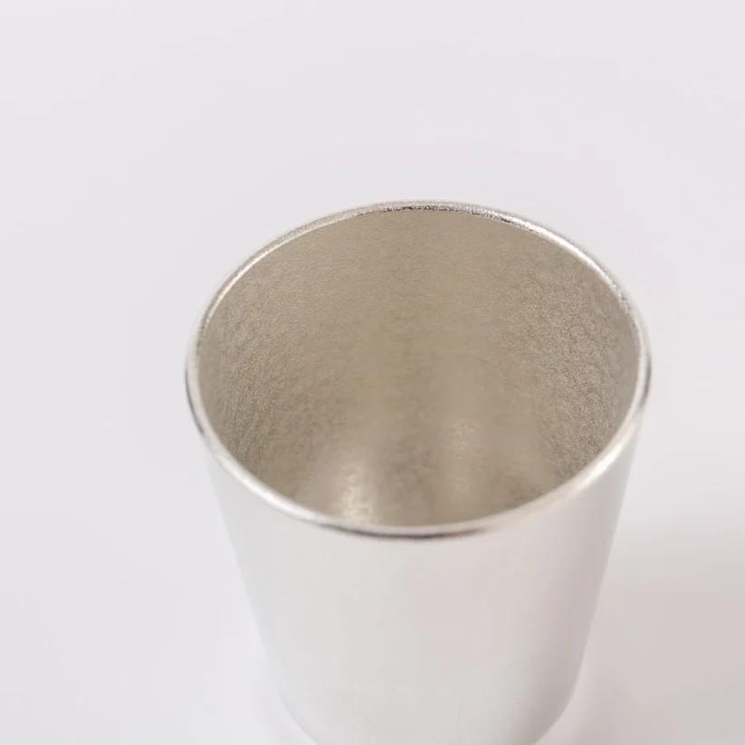 R＆W ぐいのみ 錫器・漆器ペアセット  織田幸銅器 日本酒 お猪口 紅白 結婚祝い 酒器 おしゃれ 日本製 伝統工芸品 正規品 ペアの画像