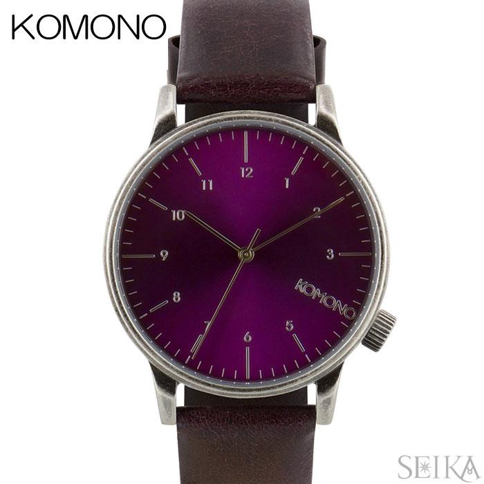 コモノ Komono 時計 ウィンストンリーガル Winston Regal 7 Kom W2252腕時計 メンズ パープル レザー 父の日 7 Kom W2252 腕時計とブランドギフトseika 通販 Yahoo ショッピング
