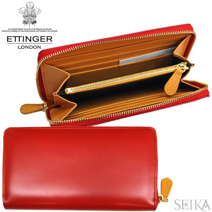 ETTINGER エッティンガー 長財布 (37)BH2051EJR RED ラウンドファスナー 小銭入れ付 メンズ ギフト (CPT)  :bh2051ejr-red:腕時計とブランドギフトSEIKA - 通販 - Yahoo!ショッピング