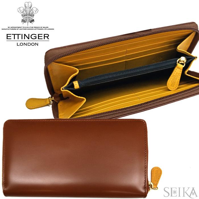 ETTINGER 訳あり特価！ エッティンガー 長財布 (38)BH2051JR HAVANA  