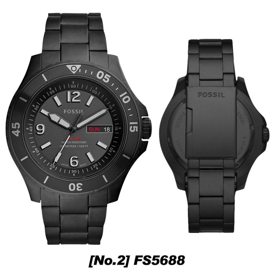 SALE！ BOXなし特価 FOSSIL フォッシル 腕時計 FB-02 メンズ腕時計 三針 デイト 48mmフェイス FS5688 FS5690 FS5691 爆買の画像