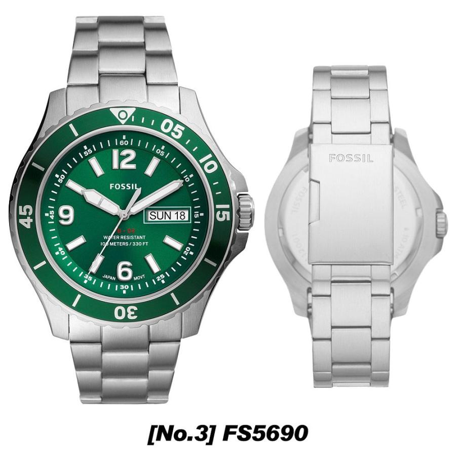 SALE！ BOXなし特価 FOSSIL フォッシル 腕時計 FB-02 メンズ腕時計 三針 デイト 48mmフェイス FS5688 FS5690 FS5691 爆買の画像