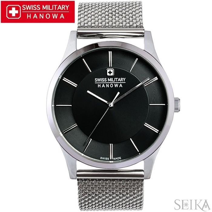 応援企画 クリアランス 豪華特典 時計 スイスミリタリー Swiss Military プリモ Ml433 18 腕時計 メンズ ブラック メッシュ 黒い腕時計 Ml433 腕時計とブランドギフトseika 通販 Yahoo ショッピング