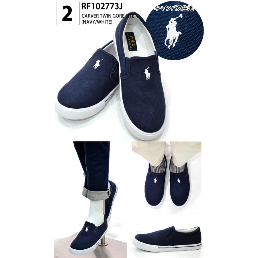 POLO RALPH LAUREN ポロ ラルフローレン スリッポン スニーカー POLO RALPH LAUREN ポロ ラルフローレン スリッポン スニーカー