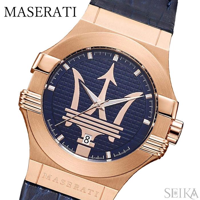 (SALE！)マセラティ MASERATI 時計 (1)R8851108027 ポテンザ POTENZA 腕時計 メンズ ブルー レザー ギフト  ブランドウォッチ : r8851108027 : 腕時計とブランドギフトSEIKA - 通販 - Yahoo!ショッピング