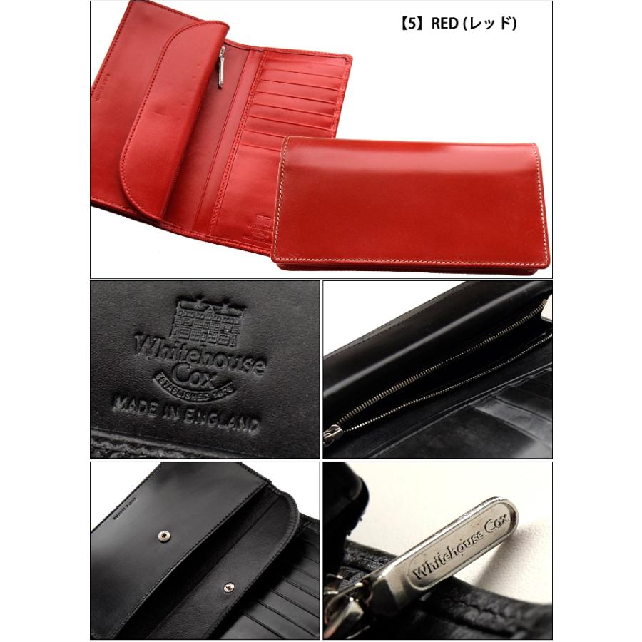 Whitehouse Cox ホワイトハウスコックス Cox長財布 小銭入れ付 Whitehouse Cox ホワイトハウスコックス Cox長財布 小銭入れ付