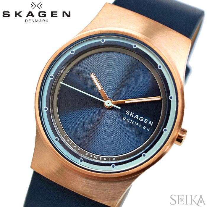 SALE！ スカーゲン SKAGEN SKW3021 ソル 時計 腕時計 SOL レディース ブルー ソーラー 北欧 シンプル 薄型 新品 爆買