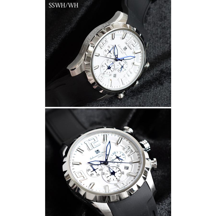 (新生活フェア)(SEIKA限定) サルバトーレマーラ 腕時計 Salvatore Marra クロノグラフ SM23102 ブルー ホワイト ブラック メンズ 時計｜ryus-select｜05